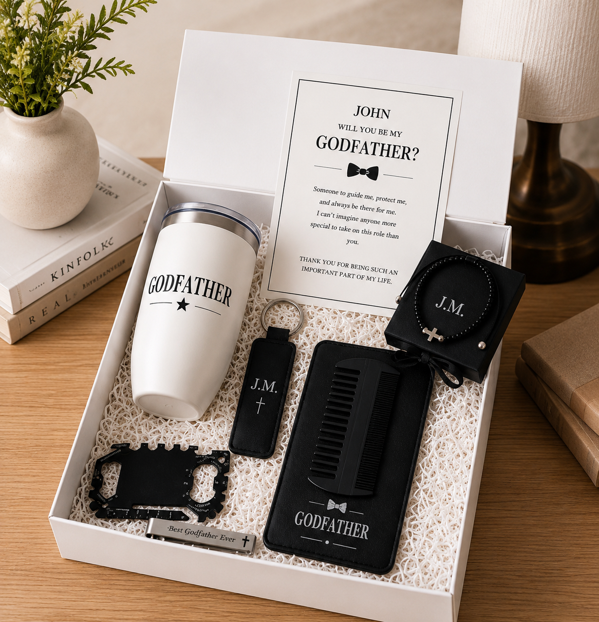 Personalized Godfather Proposal Gift Box